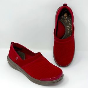 Bzees Red ‘Coco’ Slip-On Comfort Loafers - Sz. 9